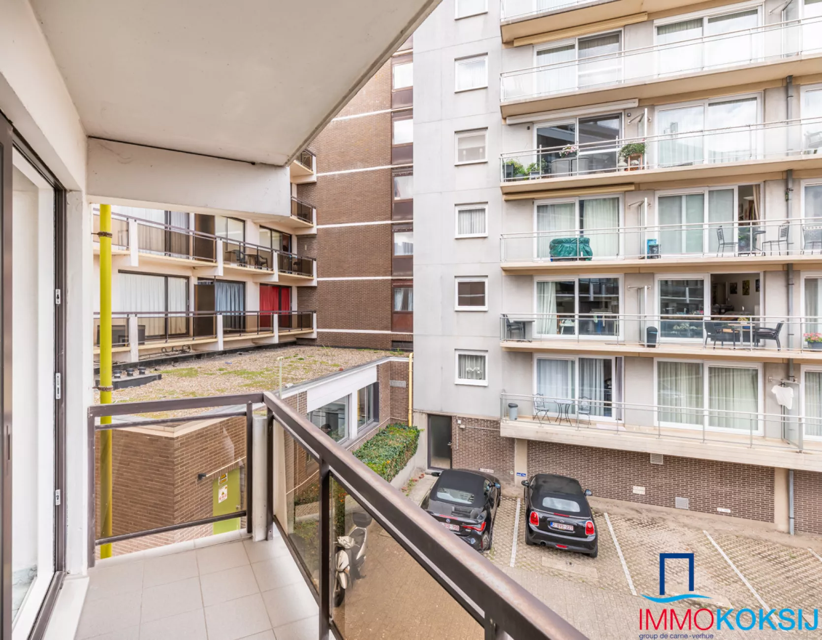 Centraal gelegen studio met terras